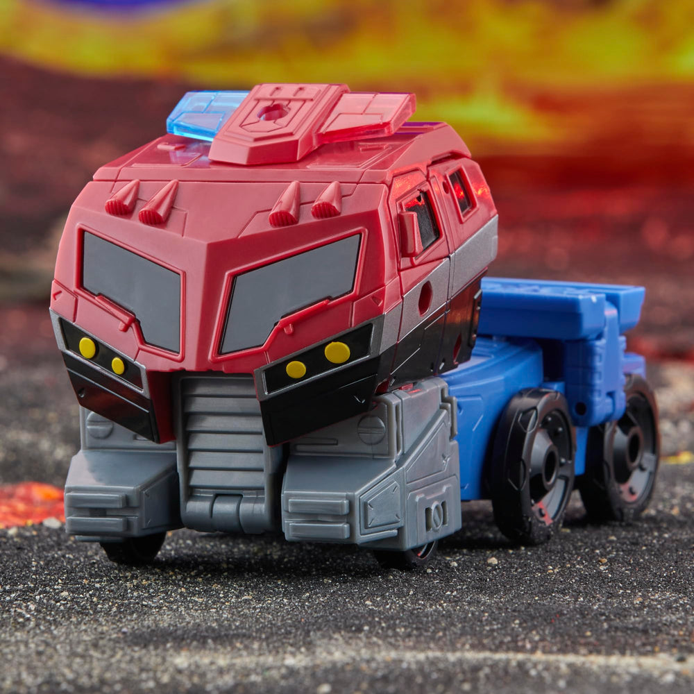 Transformers Legacy United Optimus Prime with Ion Axe accessory for action poses