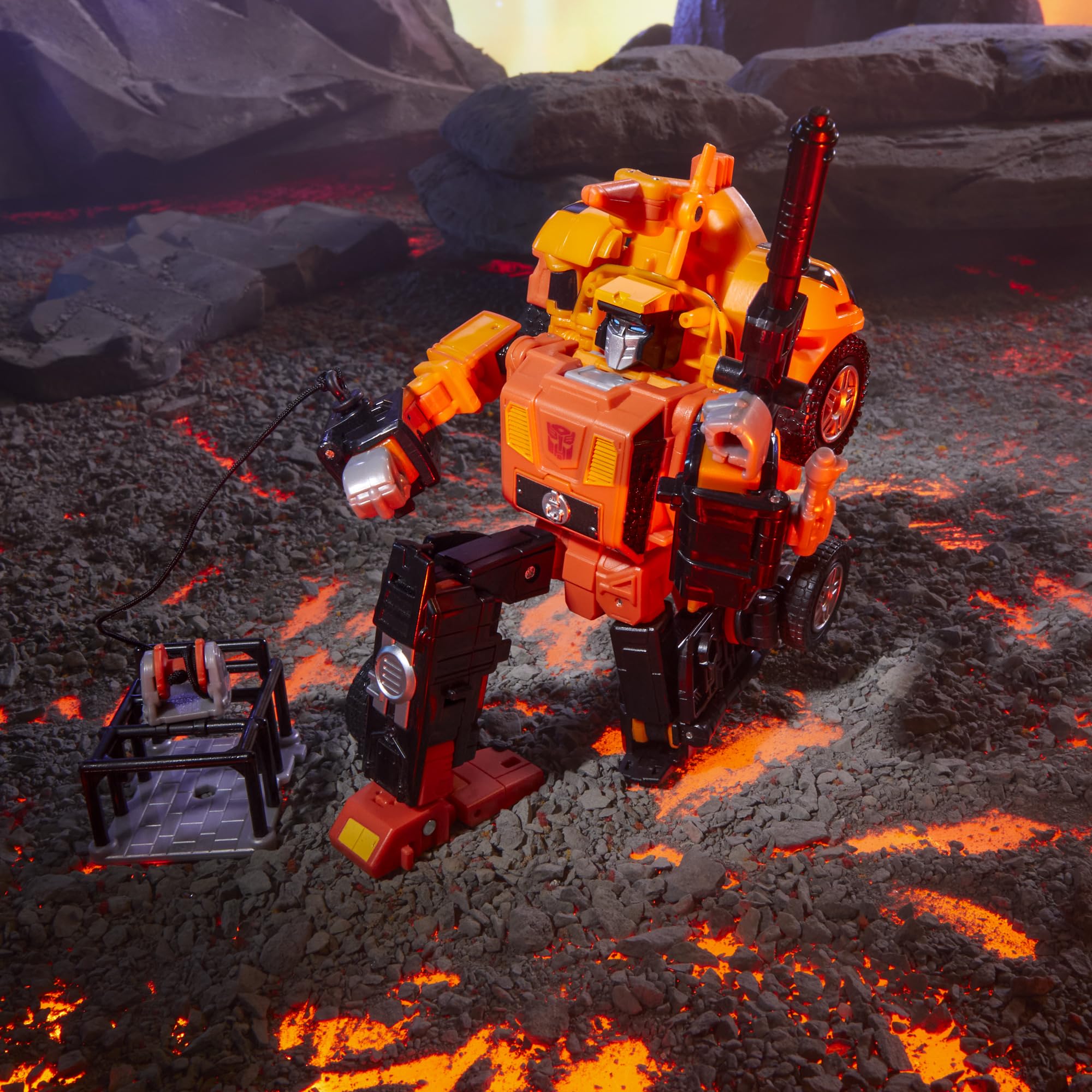 Sandstorm dune buggy mode demonstrates smooth conversion between robot and vehicle forms