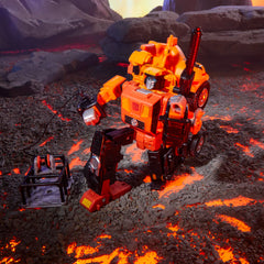 Sandstorm dune buggy mode demonstrates smooth conversion between robot and vehicle forms
