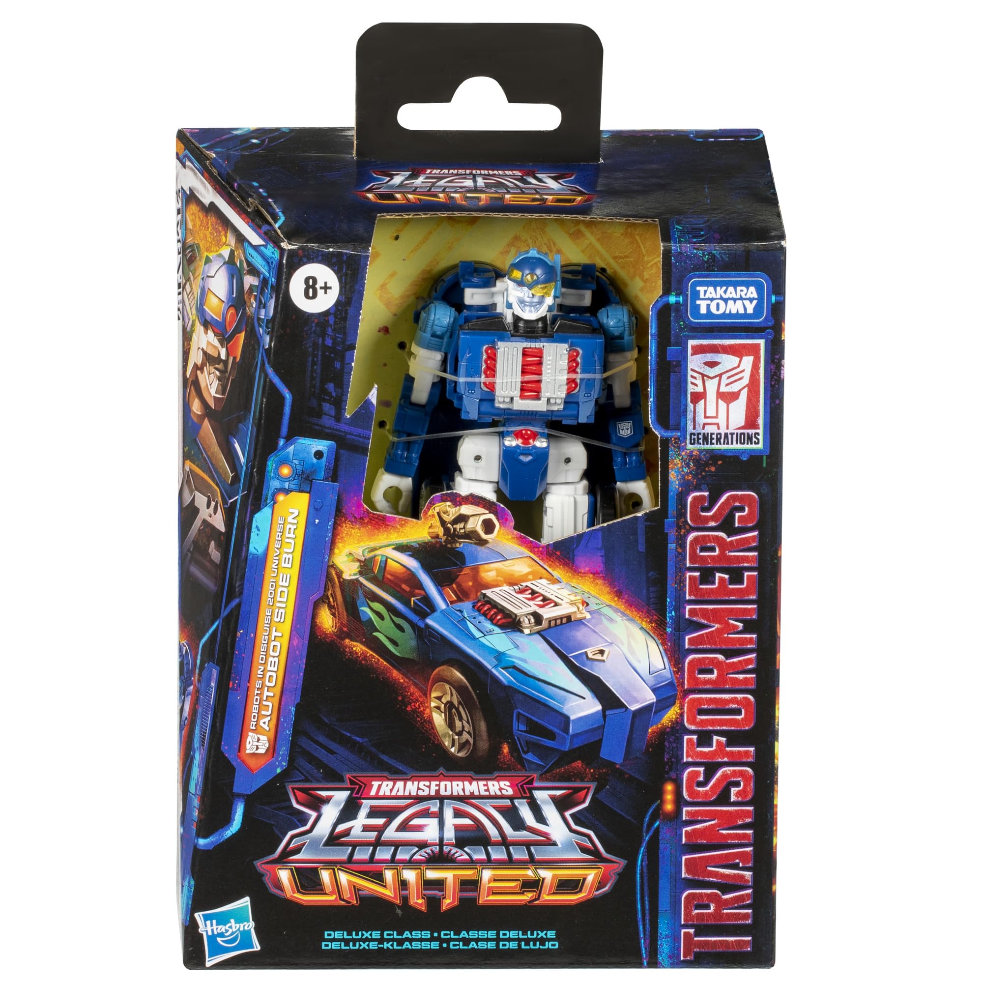 Transformers Legacy United Side Burn car mode ready for action.