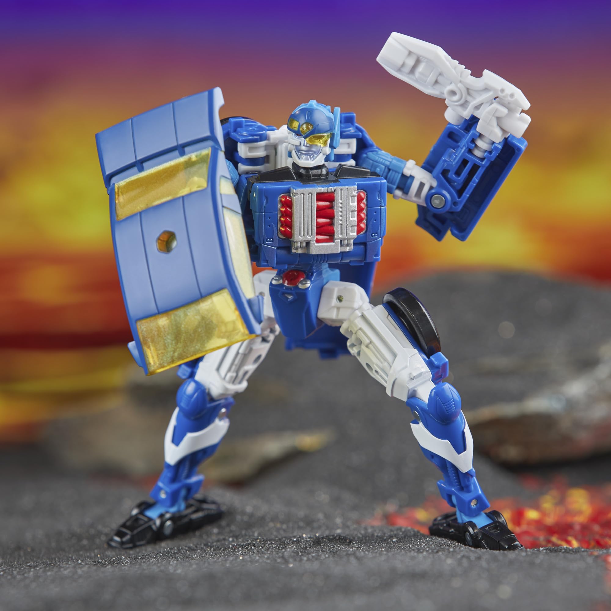 Transformers Legacy United Side Burn collectible gift for fans.