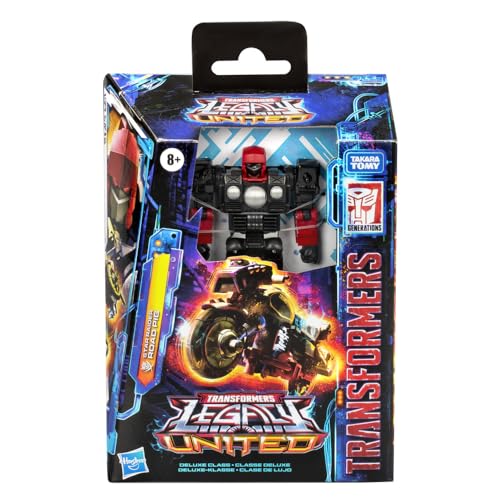 Transformers Legacy United Star Raider Road Pig motorcycle mode ready for action poses.