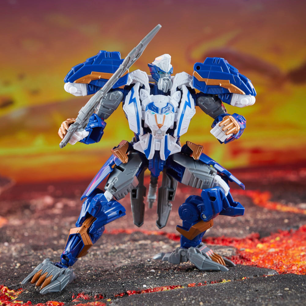 Transformers Legacy United Thundertron leg articulation for stable stances.