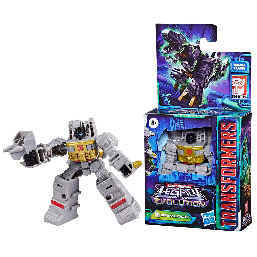 Grimlock right leg connects to Volcanicus for combined action.