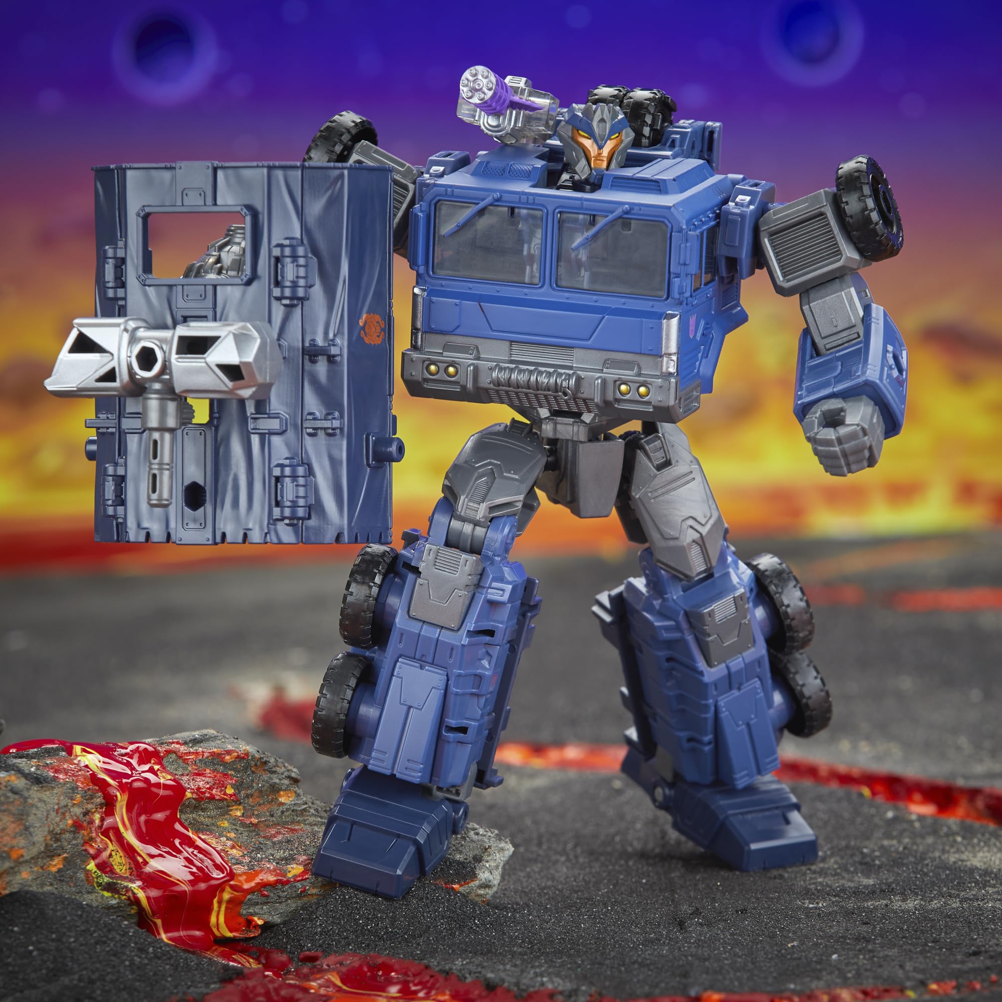 Transformers Legacy Windsweeper jet mode with sleek lines for display