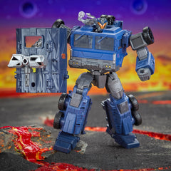 Transformers Legacy Windsweeper jet mode with sleek lines for display
