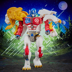 Transformers Leo Prime claw blades in robot mode amplify combat flair.