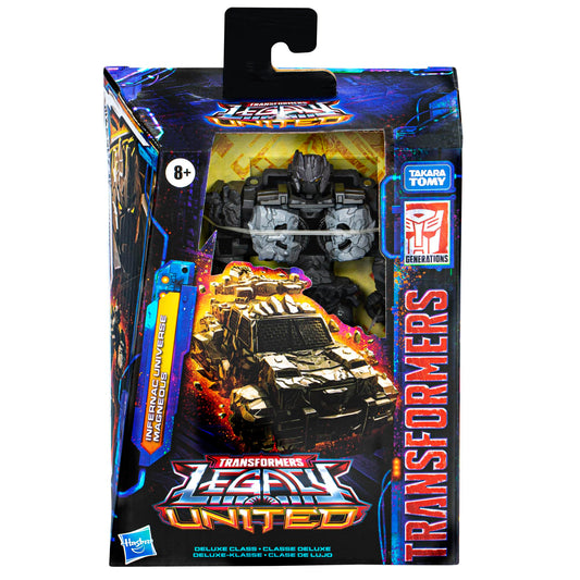 Transformers Magneous with axe and shield ready for epic action figures battles.