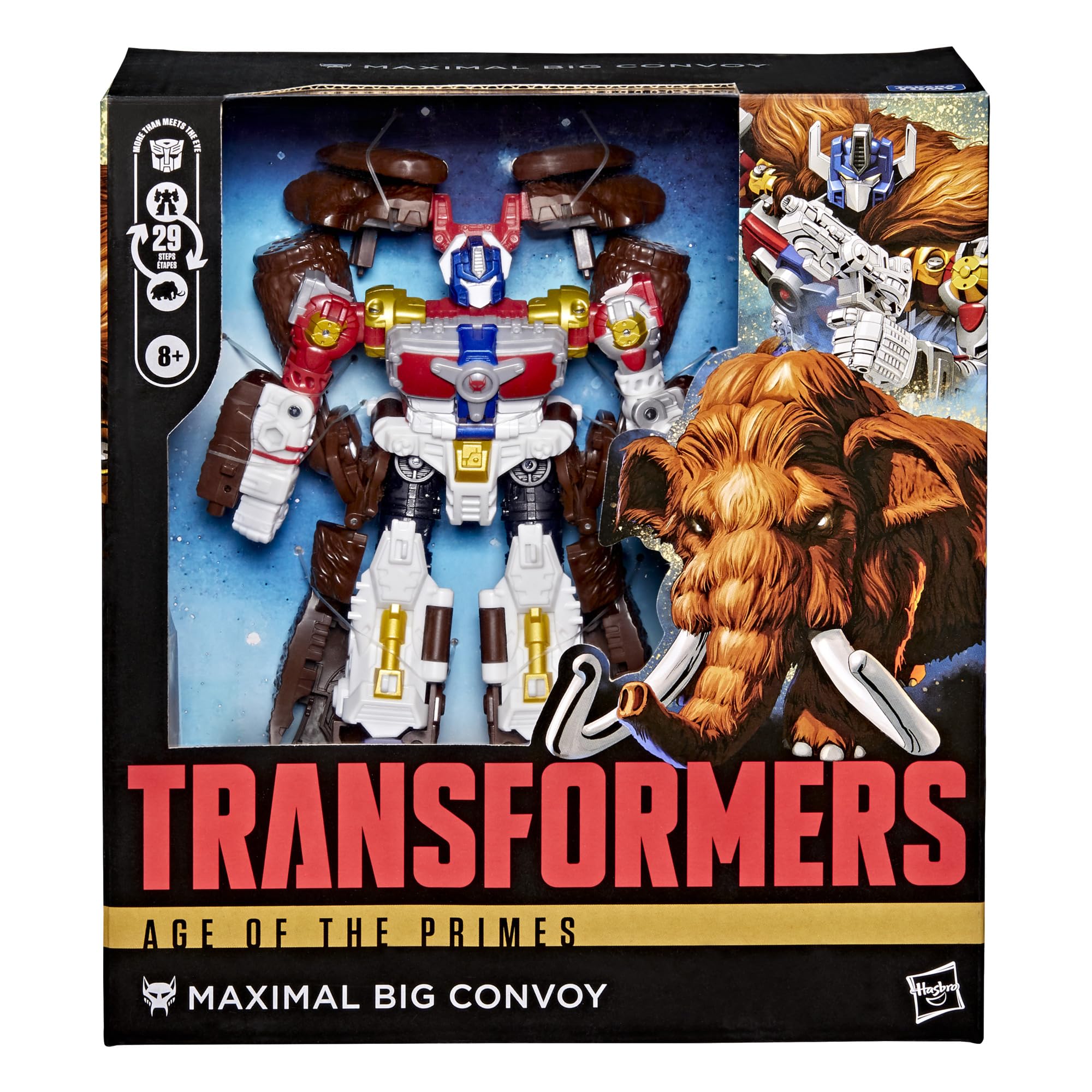 Transformers Maximal Big Convoy removable tusks for versatile display options