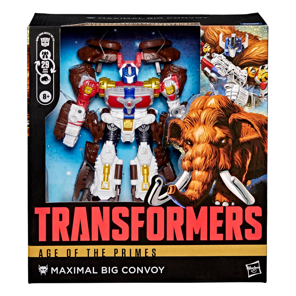 Transformers Maximal Big Convoy removable tusks for versatile display options