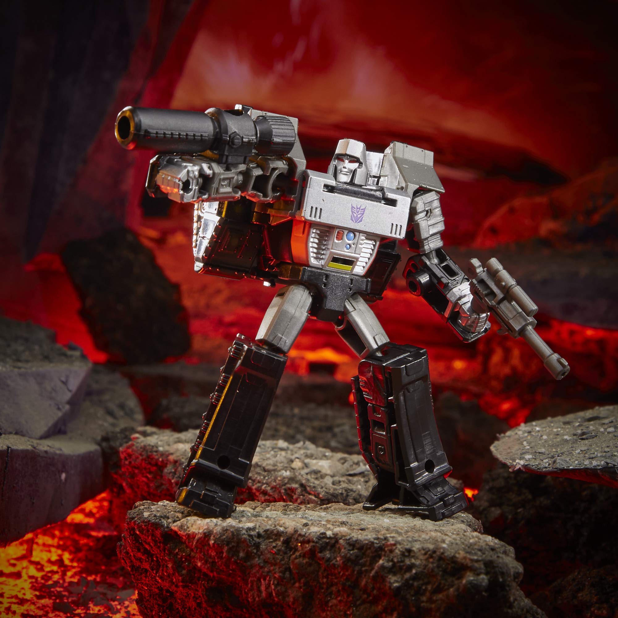 Pairs well with larger Megatron figures for engaging dioramas.