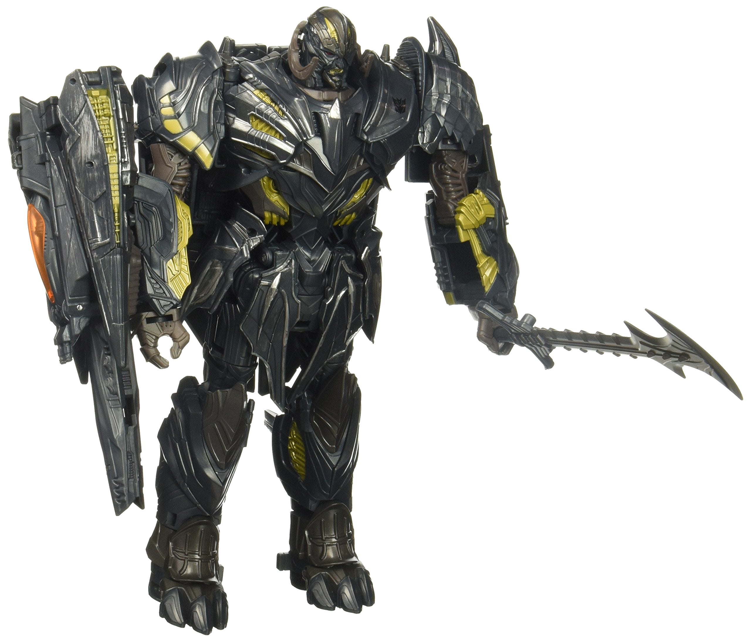 Transformers Megatron Premier Edition robot mode figure enables action-packed imaginative play.