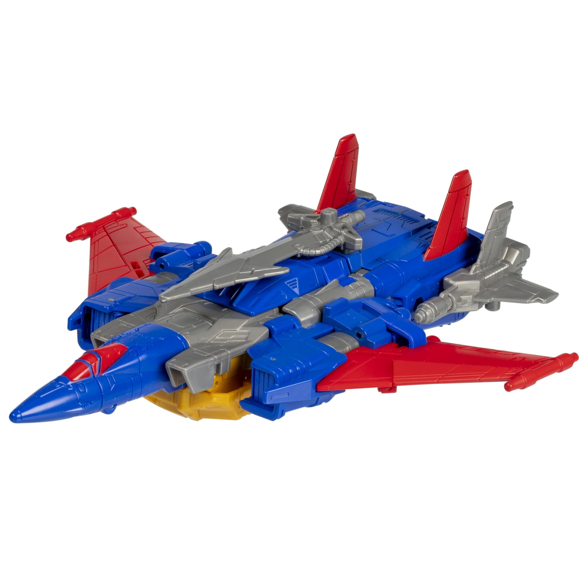 Transformers Metalhawk jet mode during flight for imaginative play