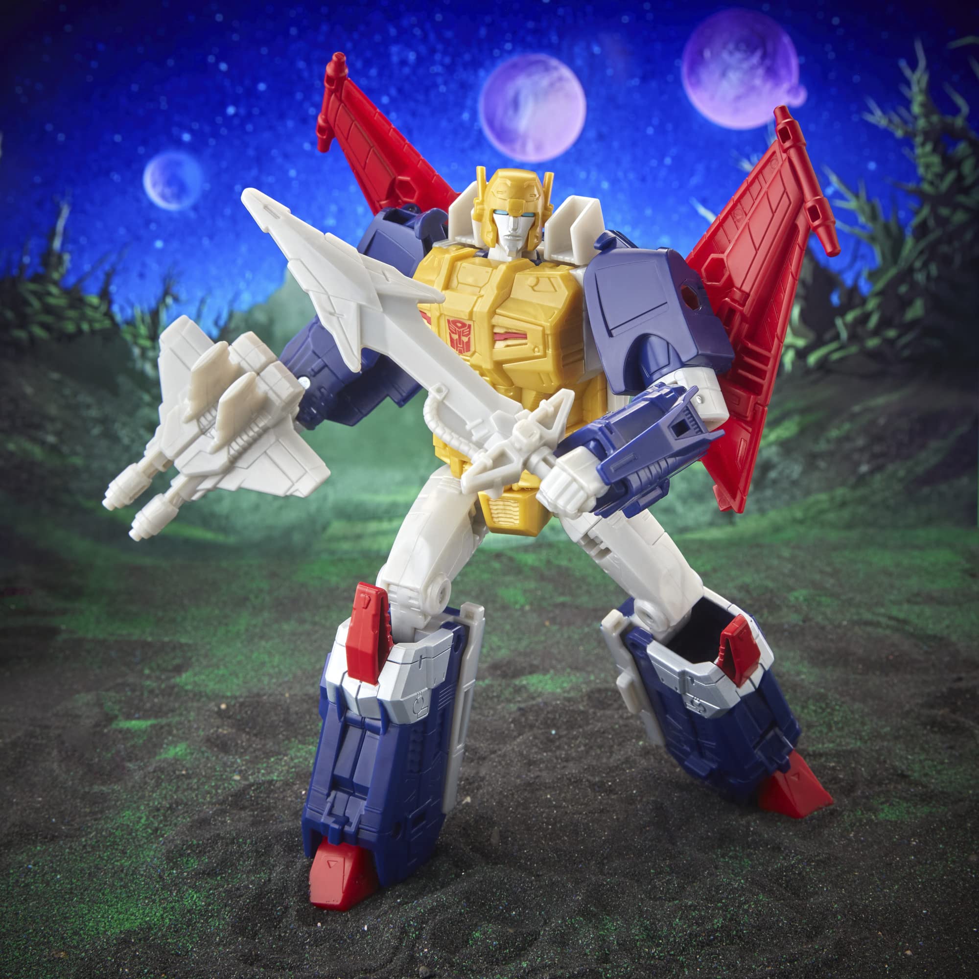 Transformers Metalhawk sword accessory enhances action pose and combat play