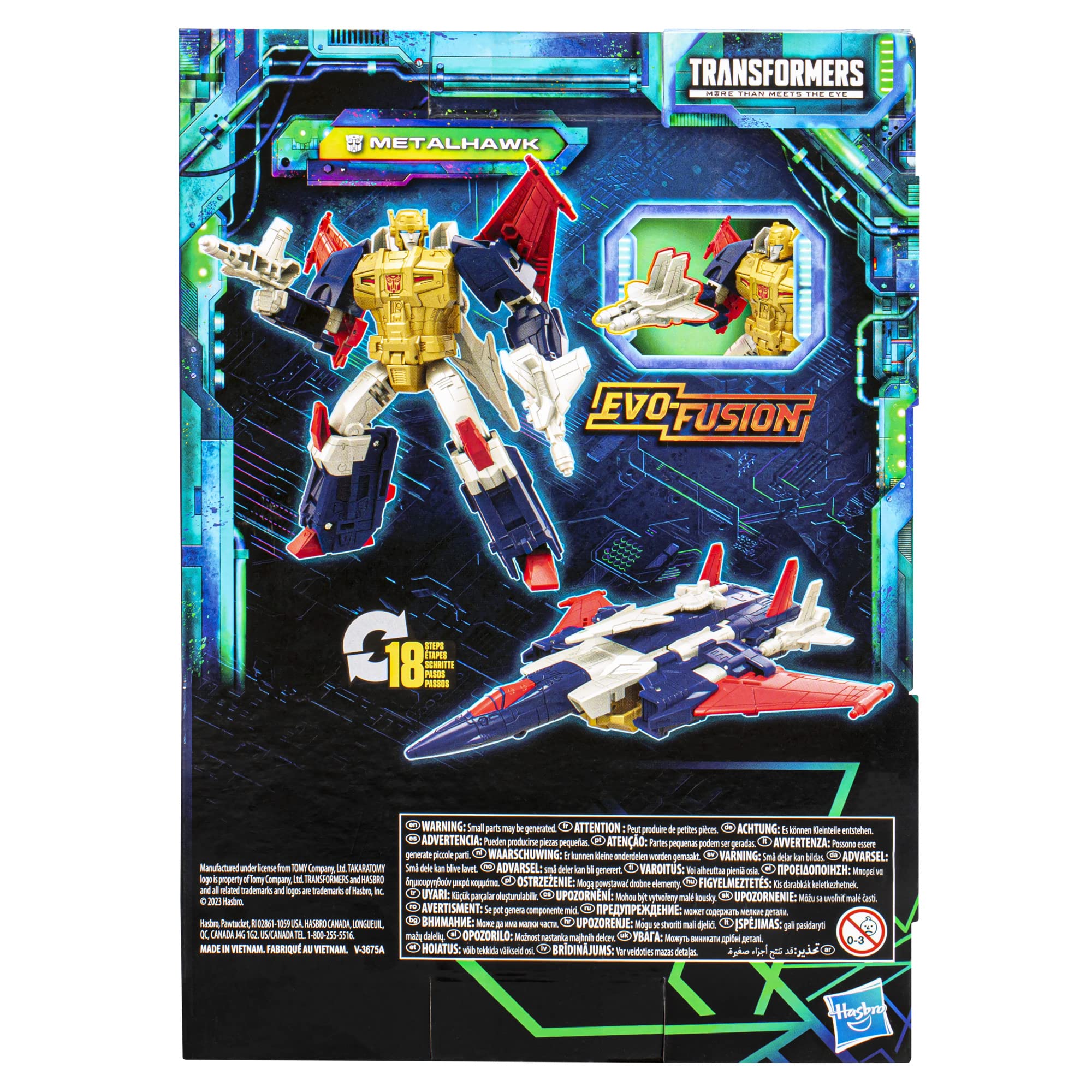 Transformers Metalhawk two blasters accessories attach for versatile battle setups