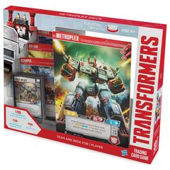 Transformers Metroplex Titan foil card showcases a powerful centerpiece for battles.