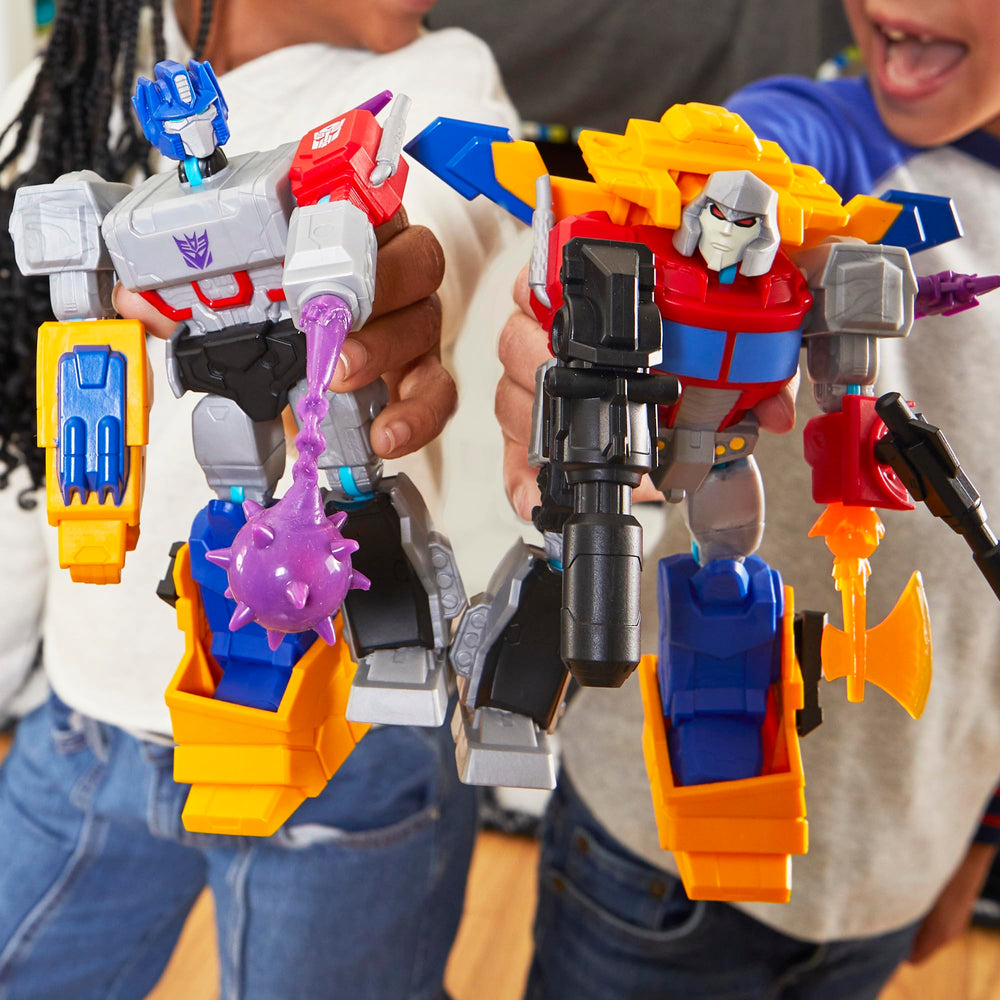 Transformers MixMashers assembly play set invites creative experimentation and storytelling.