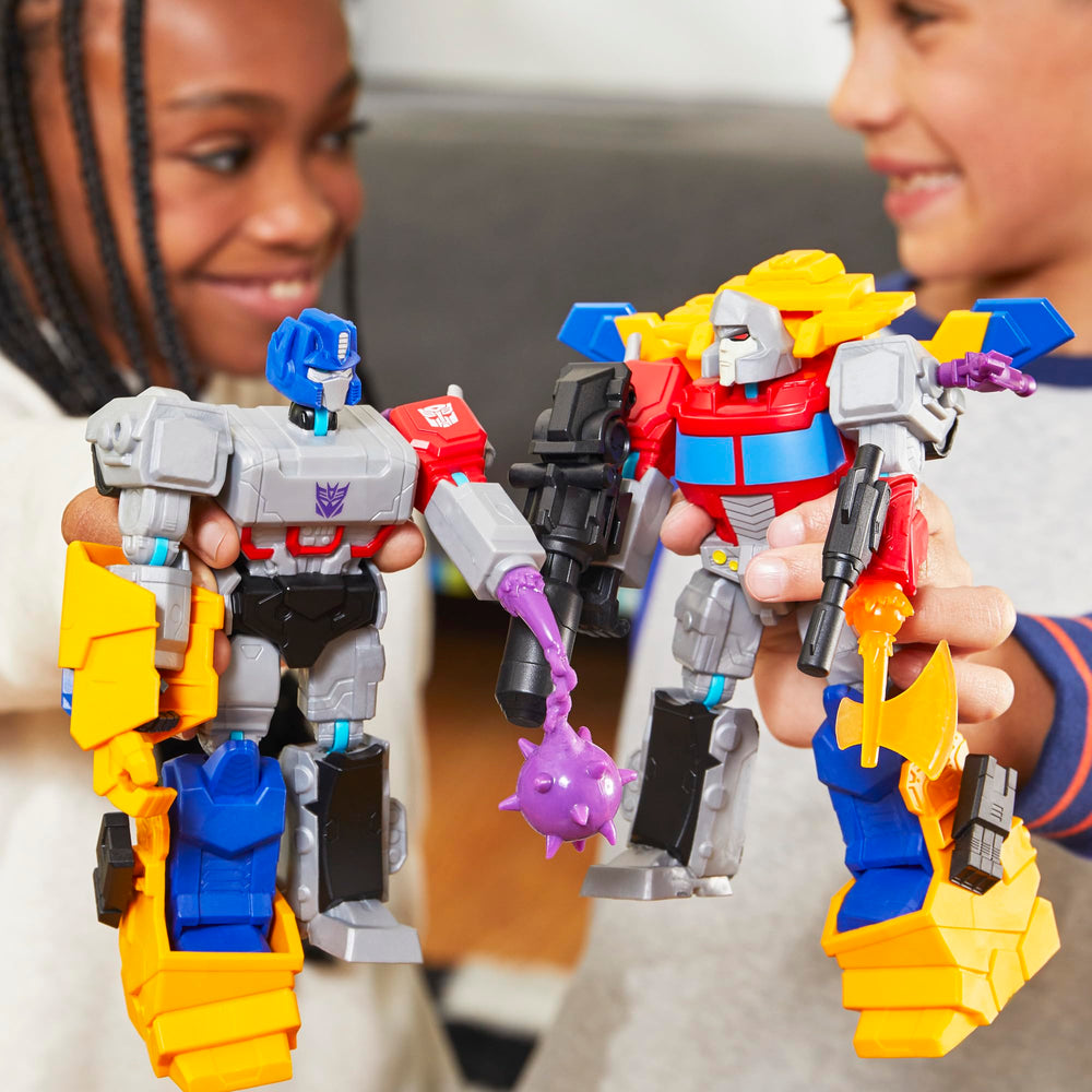 Transformers MixMashers hero-villain remix collection highlights iconic characters in remix-ready form.