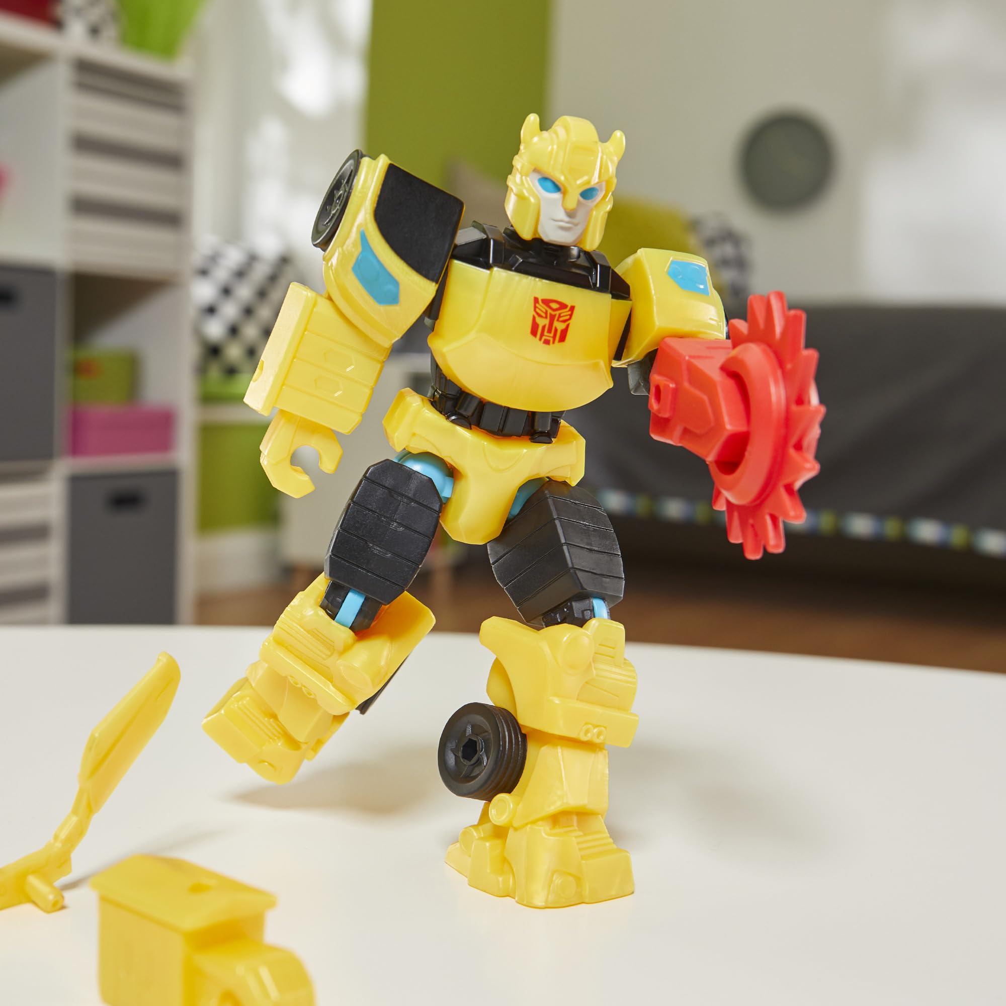 Interchangeable parts unlock countless mash-up possibilities for durable play.
