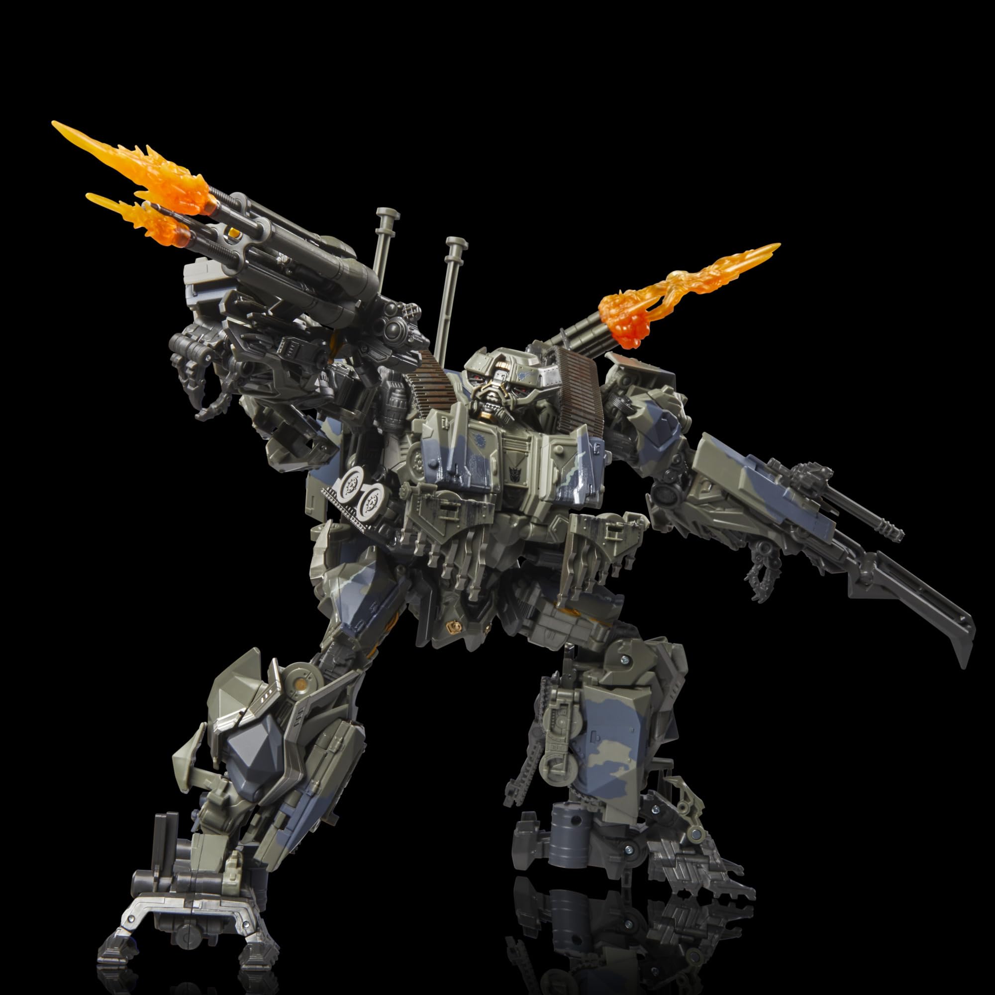 Decepticon Brawl accessories including missiles and effects.