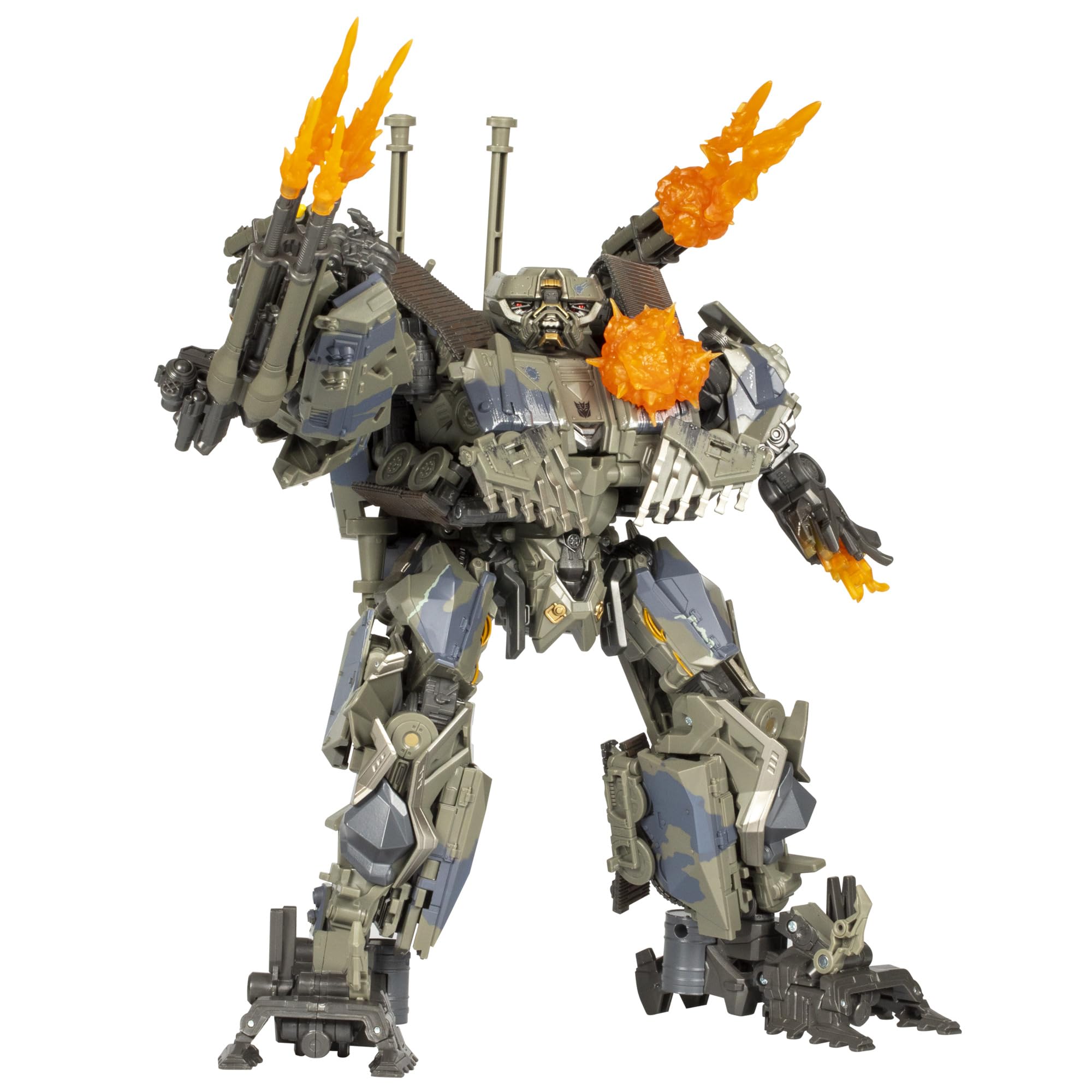 Transformers MPM-15 Decepticon Brawl figure in dynamic display pose.