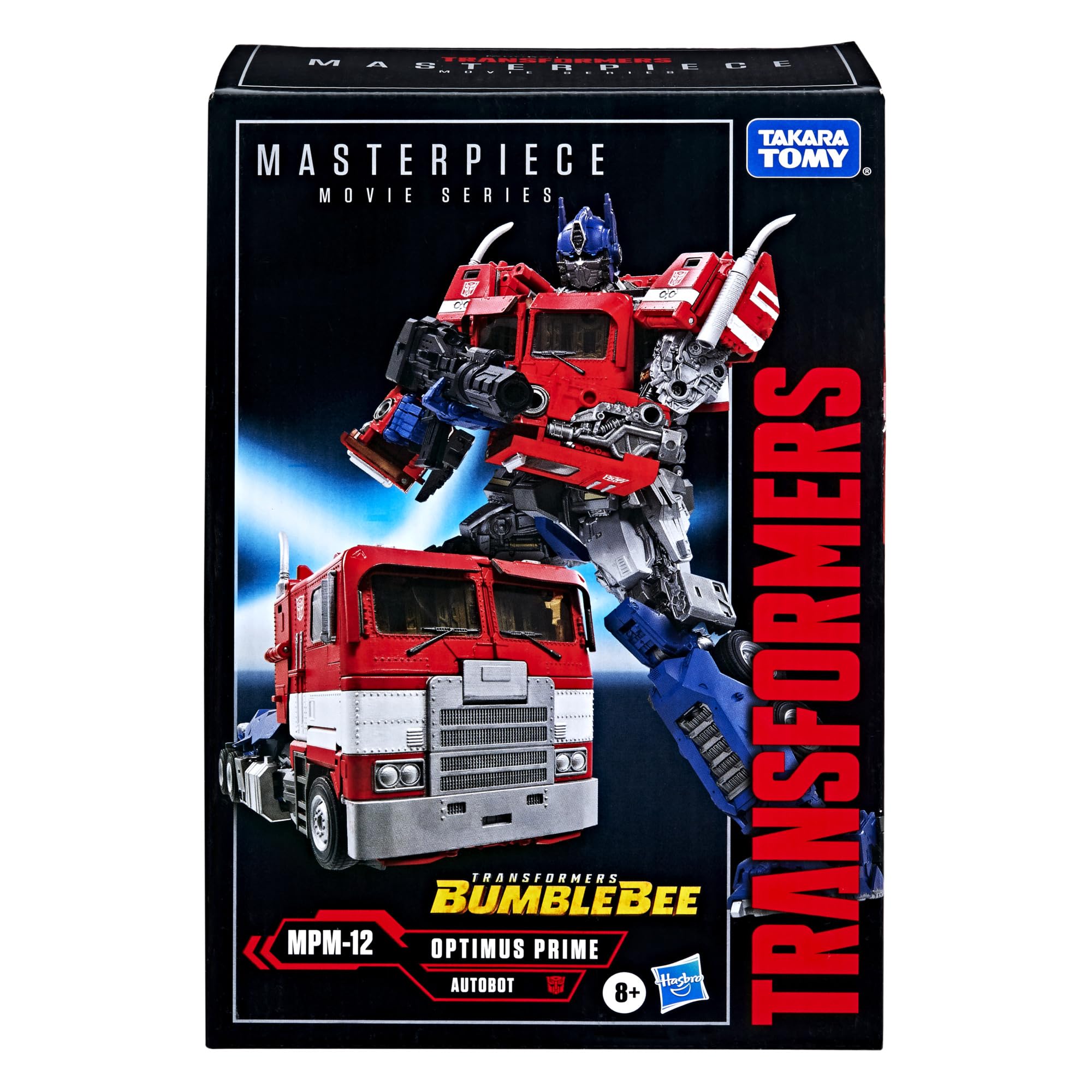 Transformers MPM12 Optimus Prime truck mode showing conversion realism.