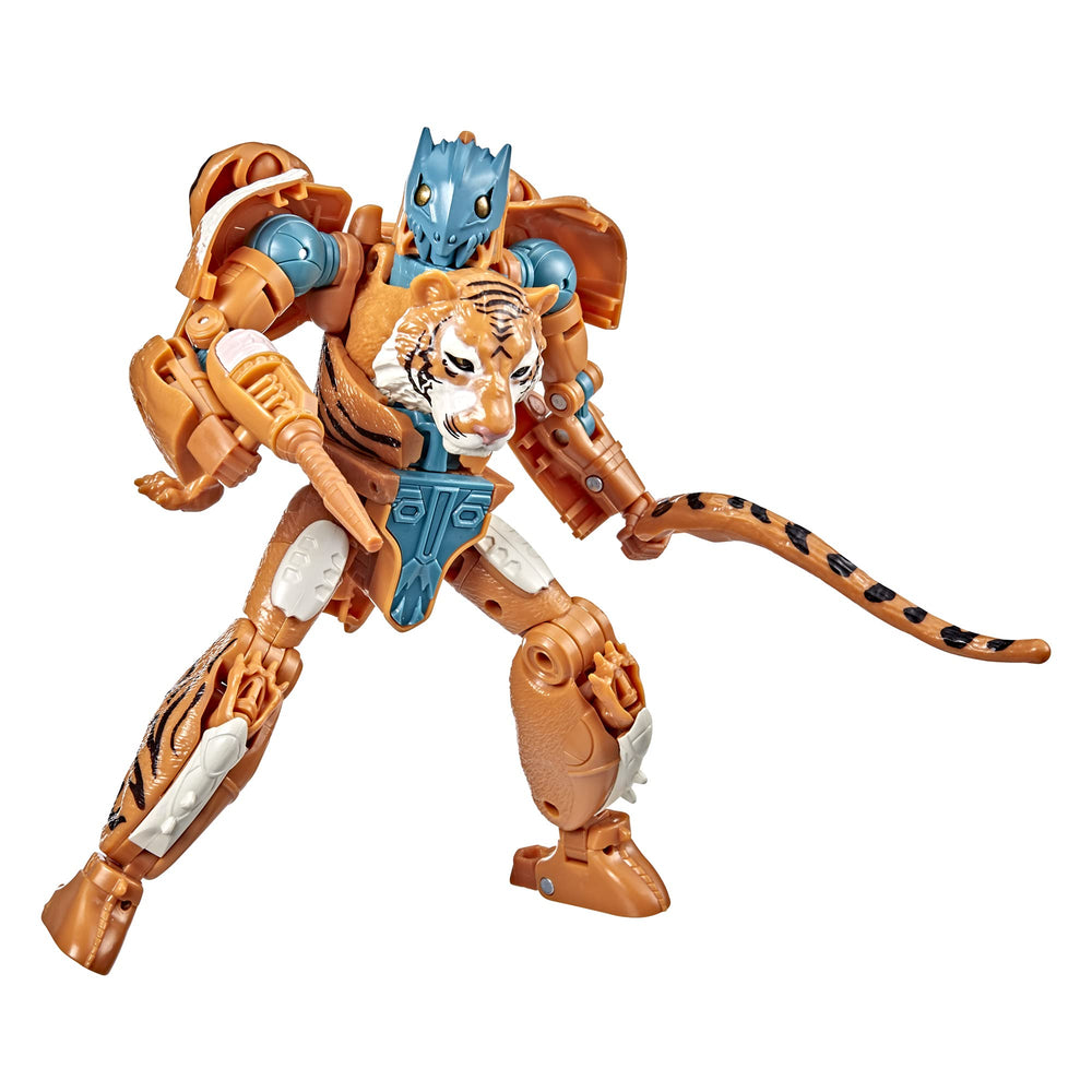 Transformers Mutant Tigatron robot mode ready for display and imaginative play.