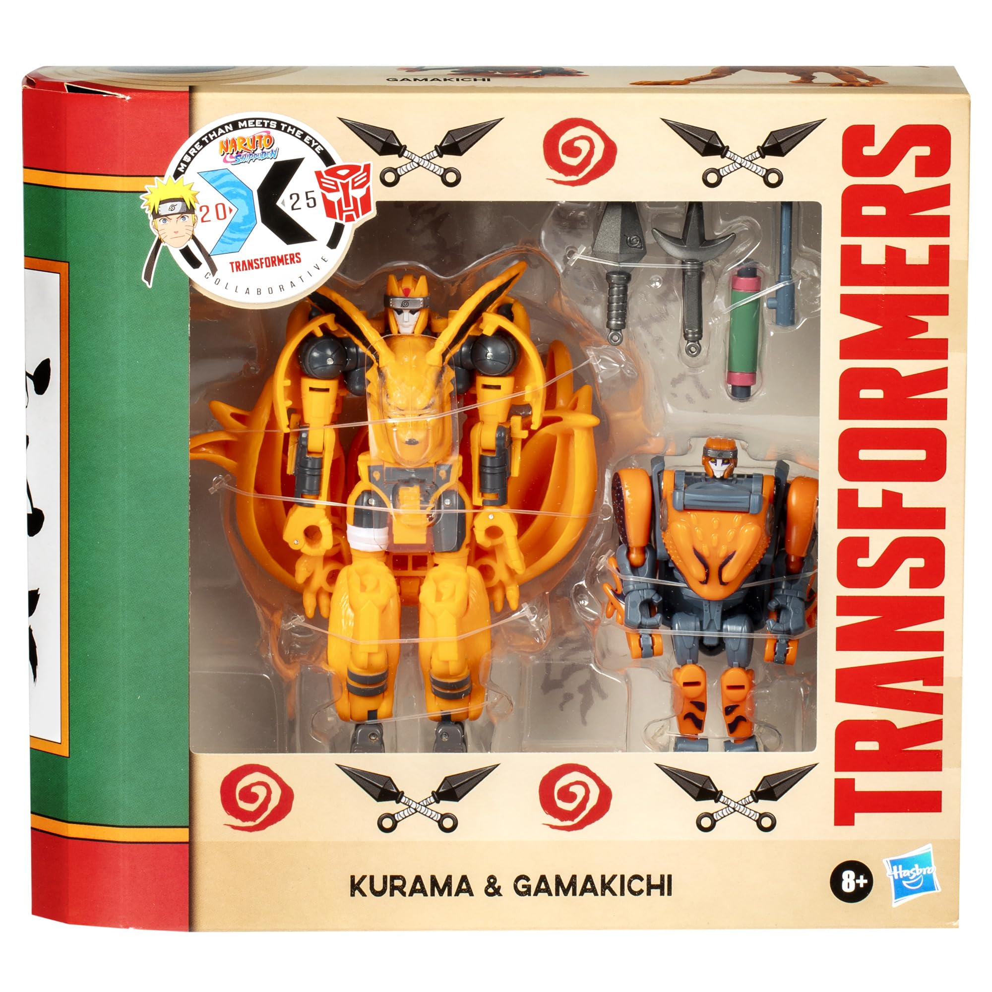 Includes kunai and rasengan set for authentic battle-ready display.