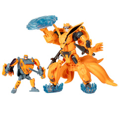Transformers Kurama robot figure in fox mode for dynamic display and play.