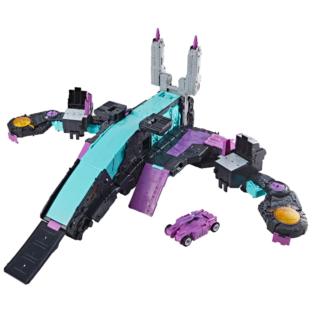 Transformers Necro Titan Master with removable head for customization.