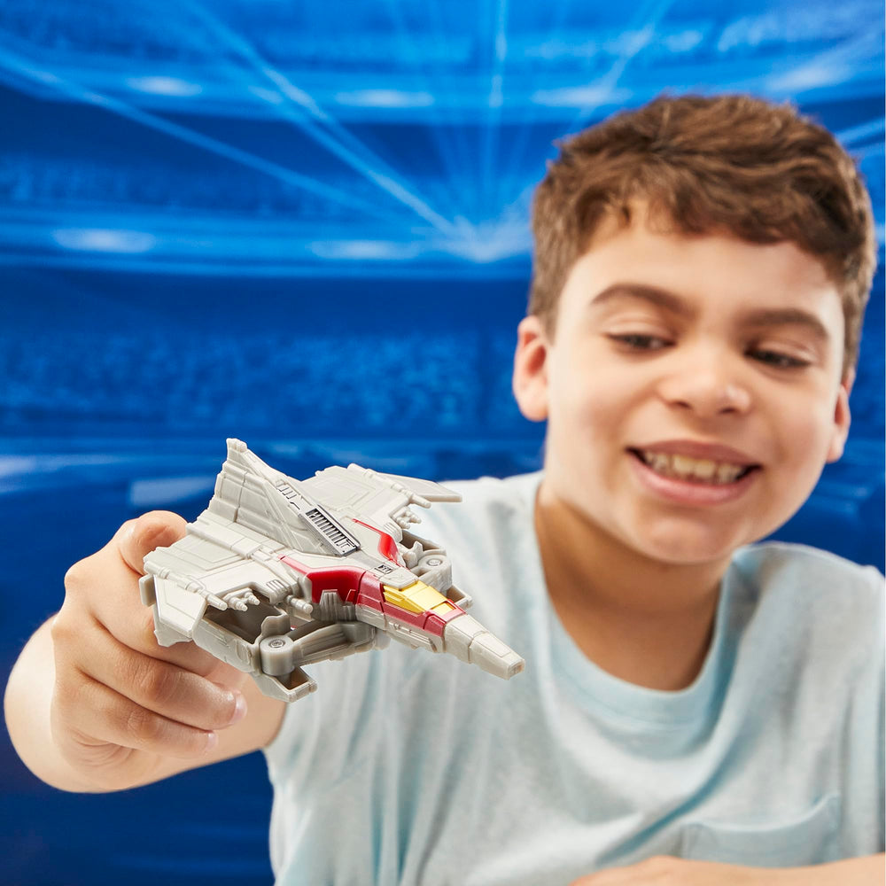 Transformers One 4-step conversion makes transforming easy for young fans.