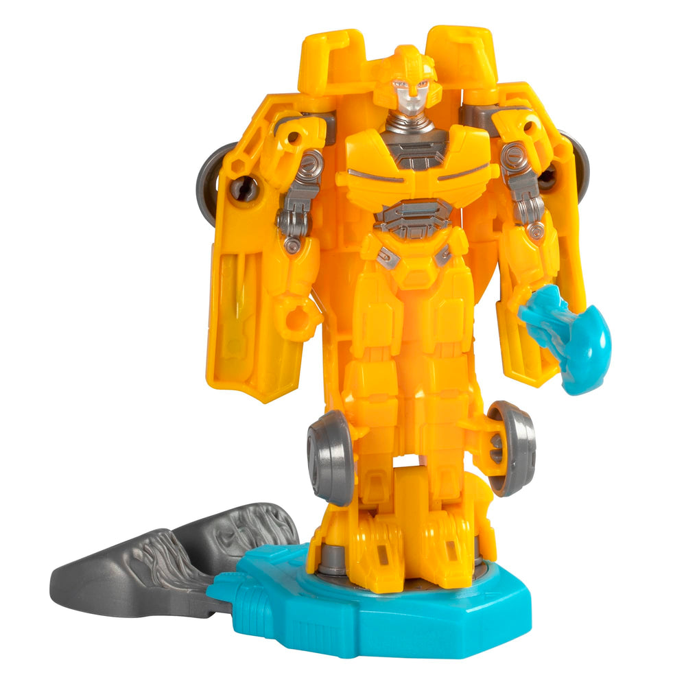 Transformers One Bumblebee on Battle Base ready for dynamic action moves.