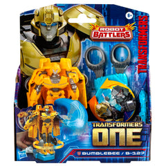 Bumblebee robot-to-car conversion in three steps for quick play.