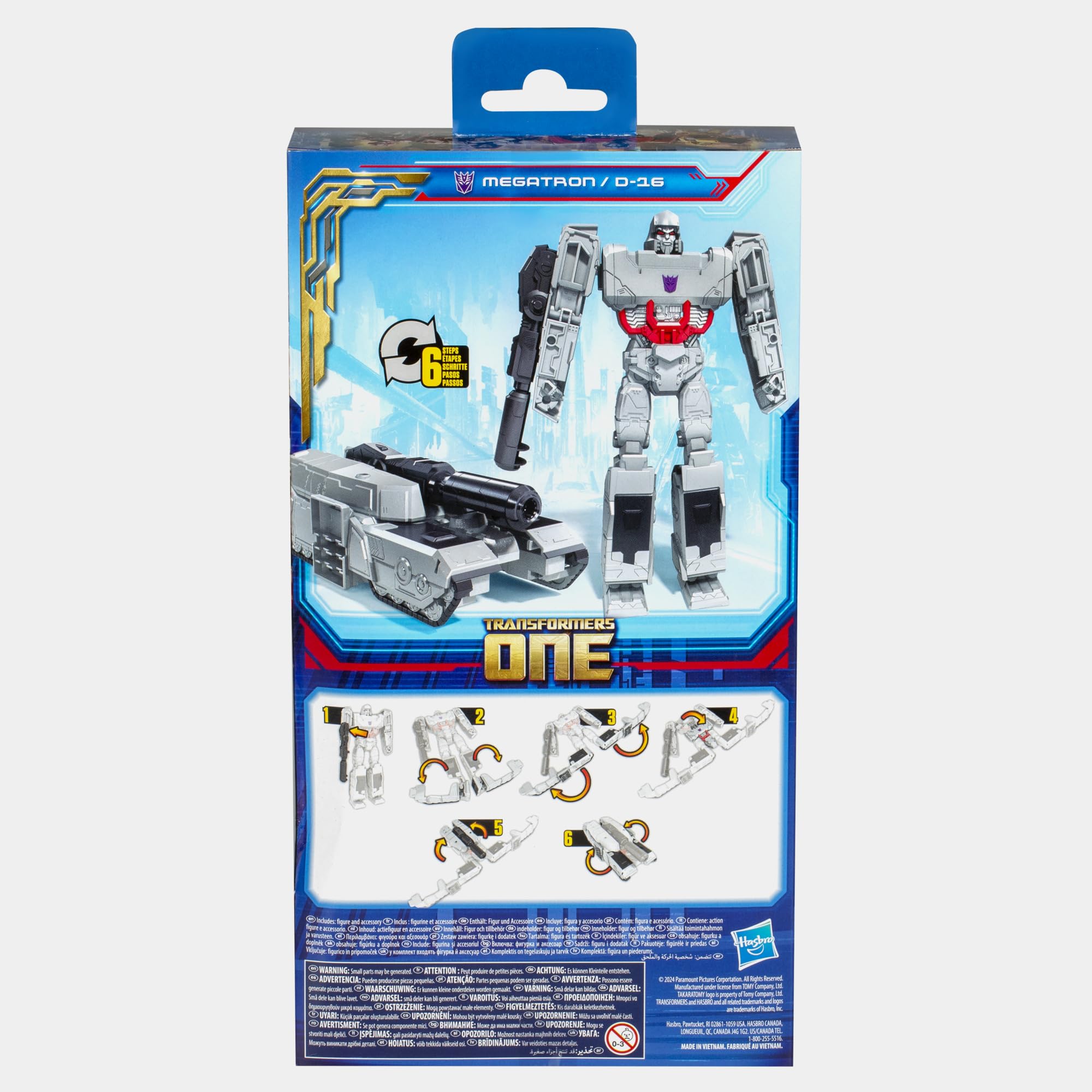  articulated arm and poseable joints on Megatron D-16