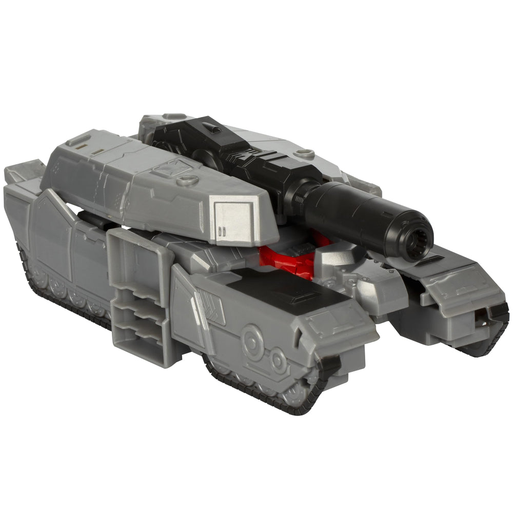Front packaging artwork for Transformers One Mega Changer