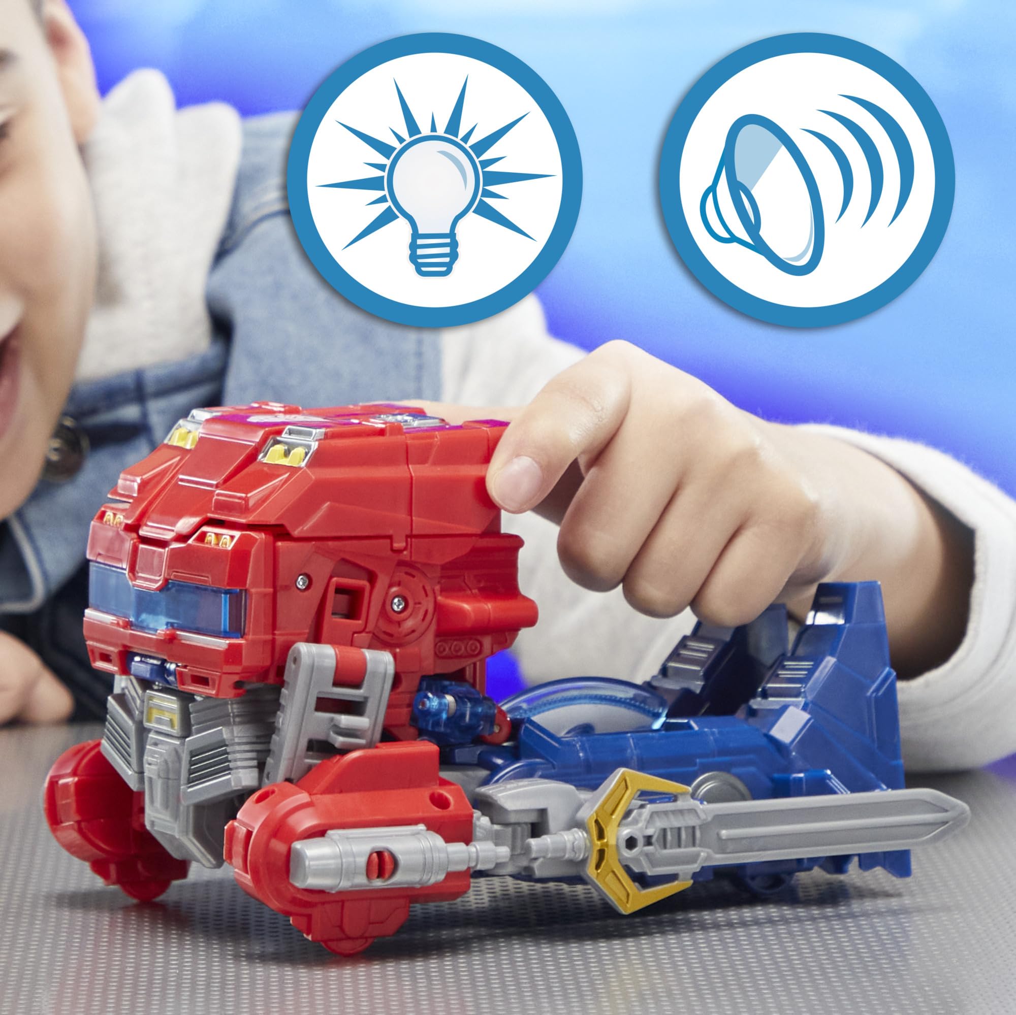 Transformers One Power Flip sword and Energon axe accessories spark battles.