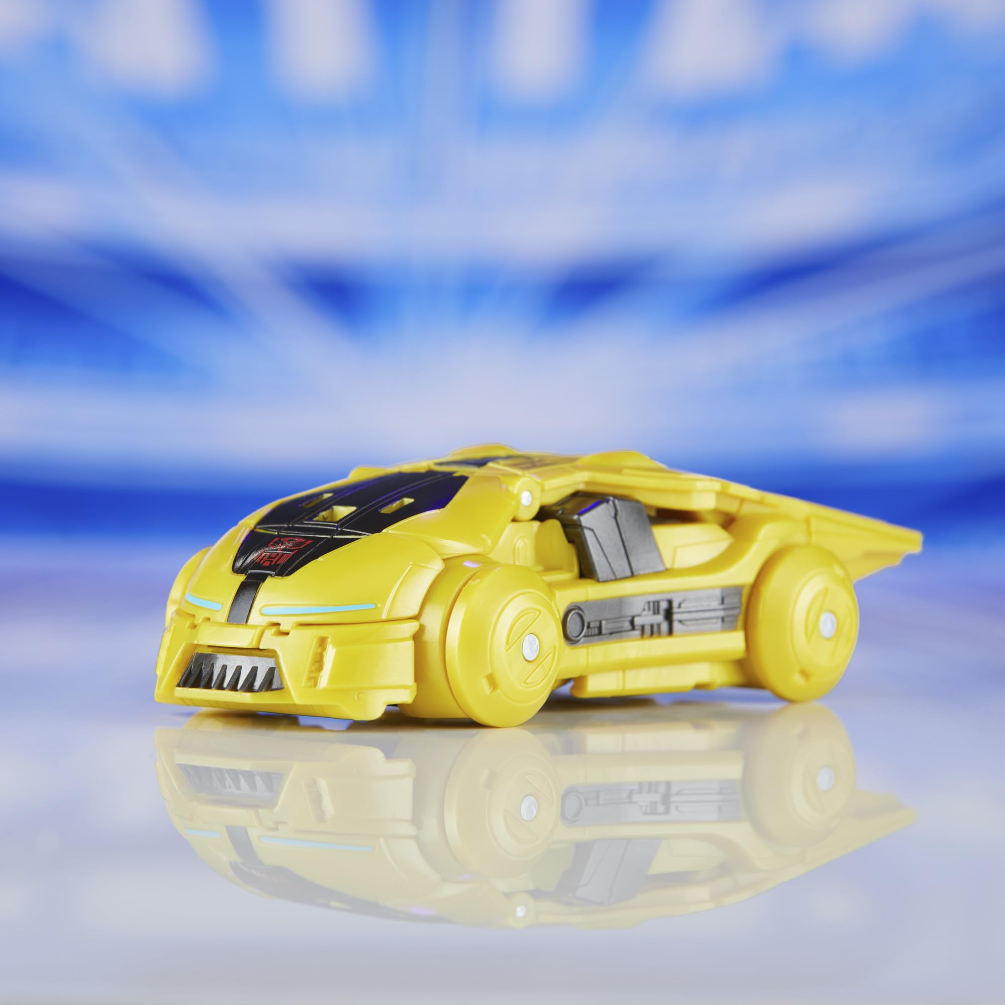 Movie-inspired Bumblebee design emphasizing authentic styling