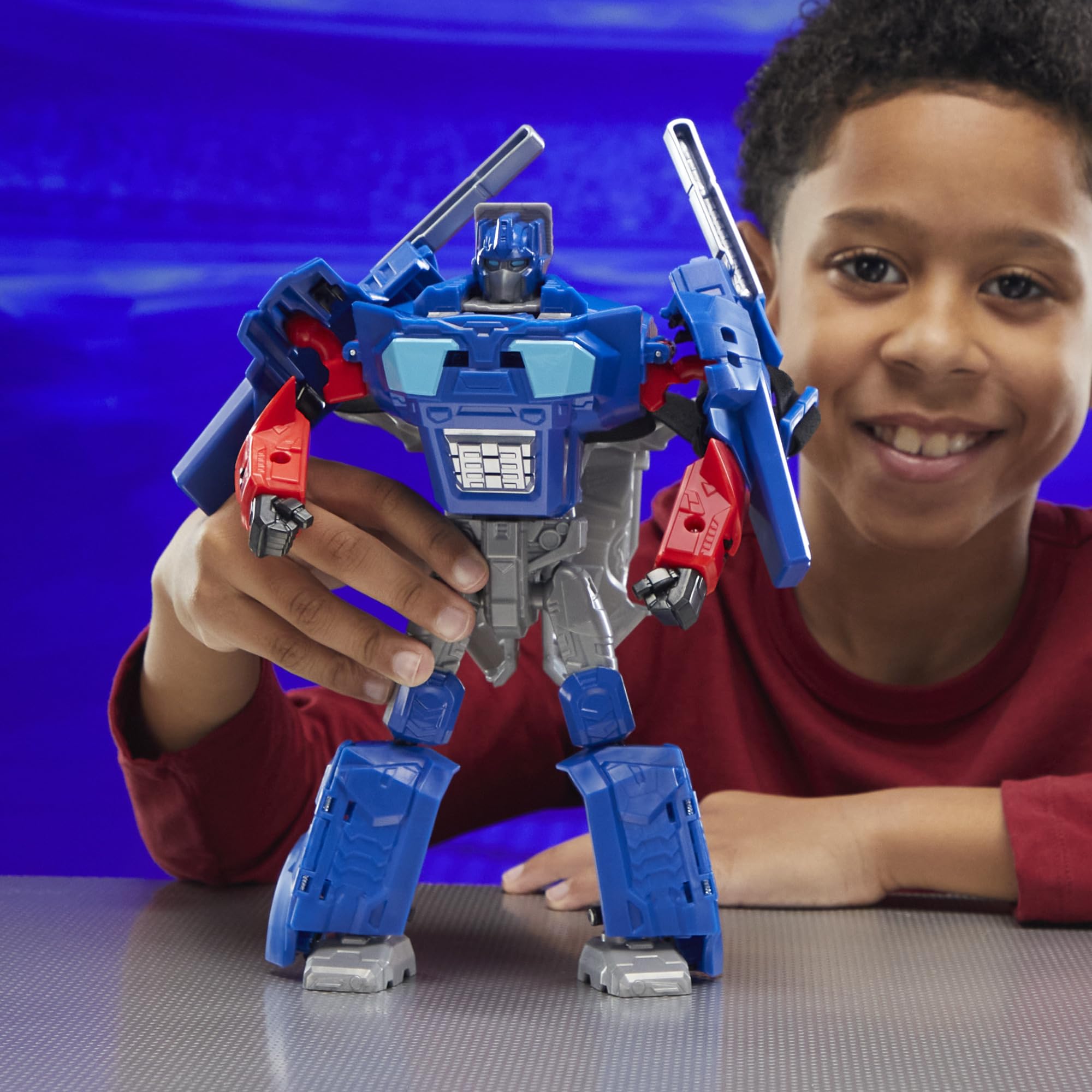 Transformers One includes two accessories attachable to robot mode.