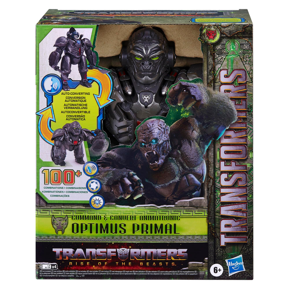 Transformers Optimus Primal robot-to-gorilla conversion powered by voice