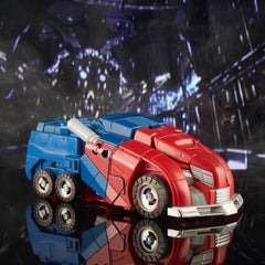 Transformers Optimus Prime Gamer Edition in truck mode for display and storytelling.