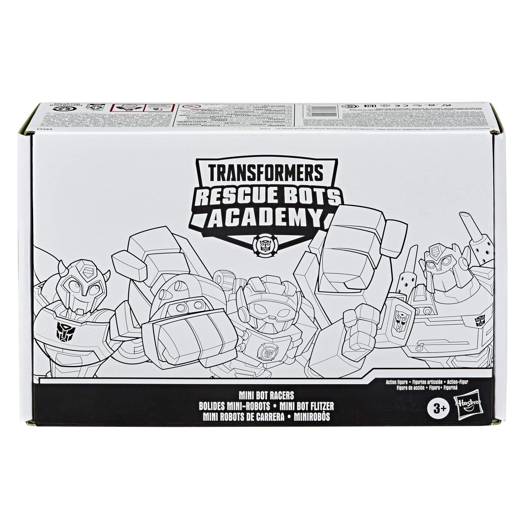 Optimus Prime mini-bot racer in robot-to-car conversion for quick play
