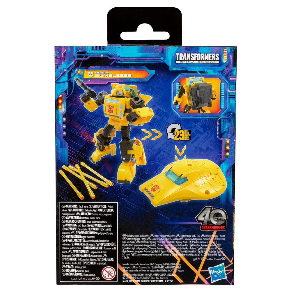 Transformers Origin Bumblebee display-ready packaging for collectors.