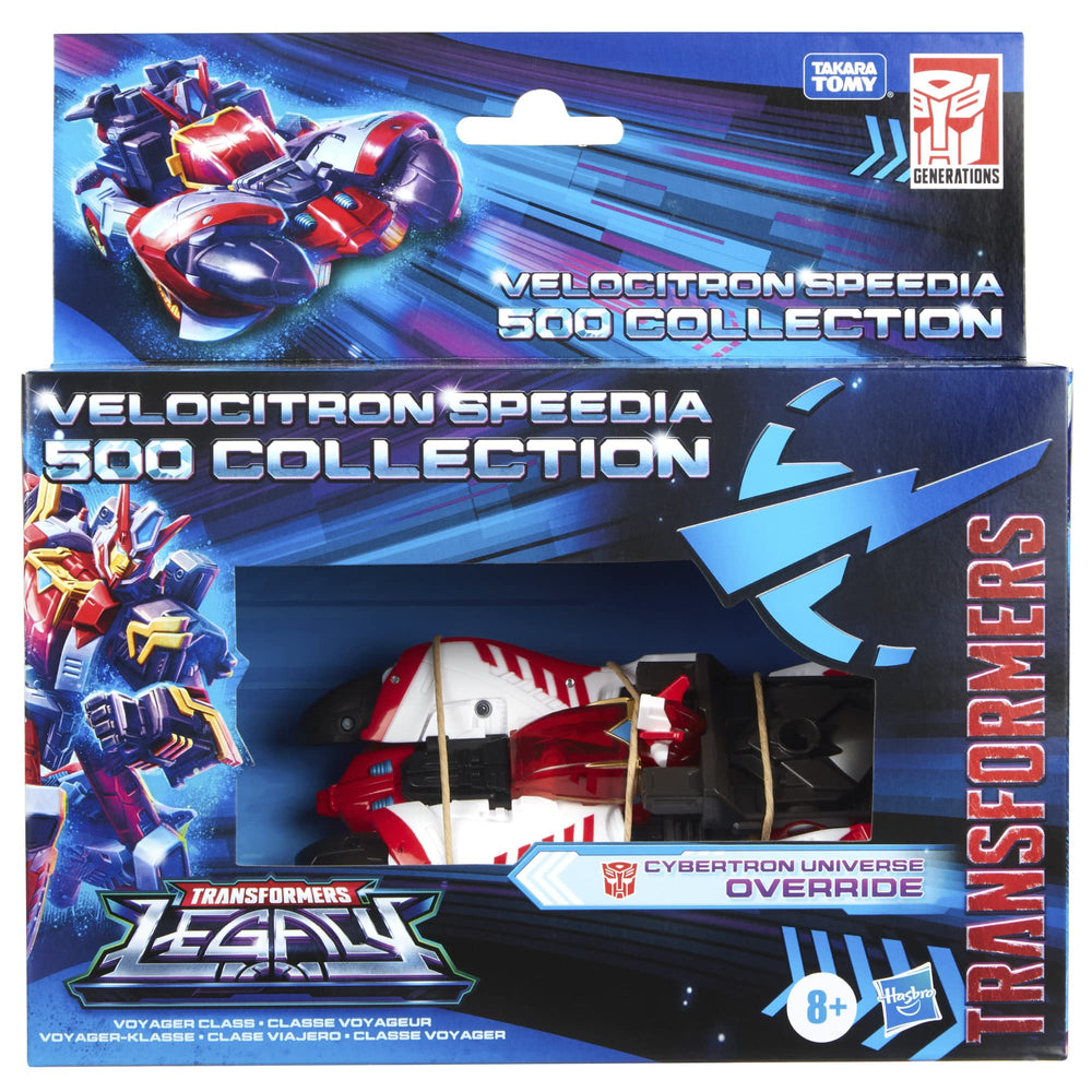 Transformers Override 18 box back—detailed specs help informed shopping.