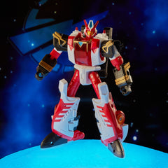 Transformers Override 18 vehicle mode—dual-state display option on shelf.