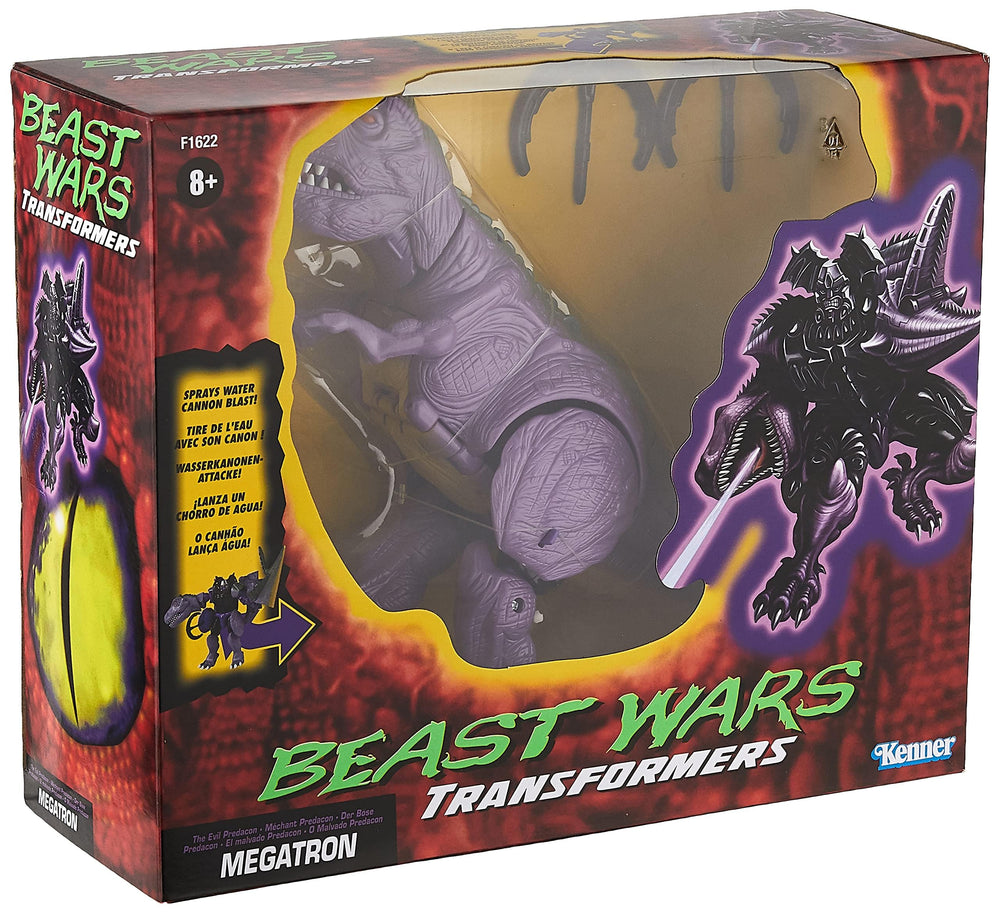 Transformers Predacon Megatron tech specs on the pack emphasize classic attributes.
