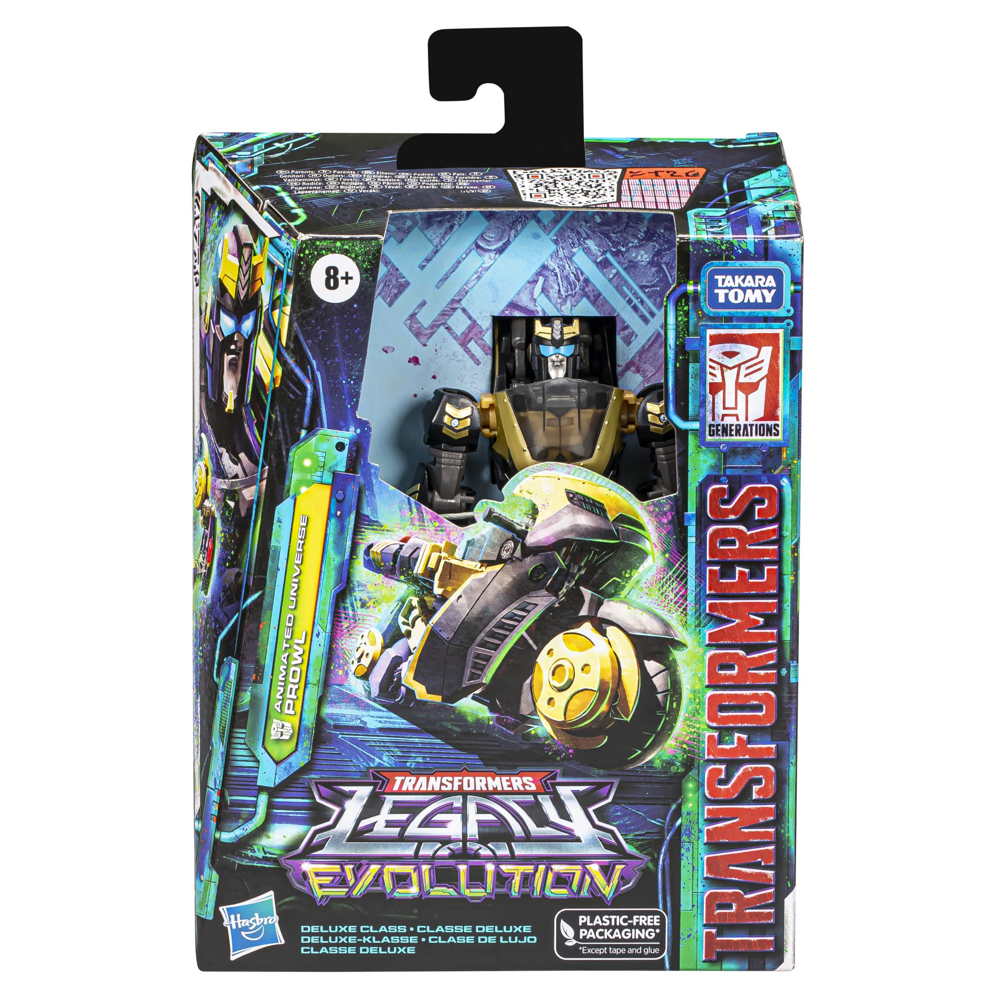 Transformers Prowl animated universe motorcycle mode enables quick, exciting conversions for action scenes