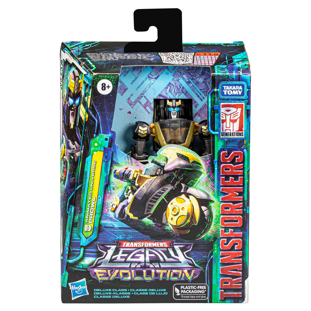 Transformers Prowl animated universe motorcycle mode enables quick, exciting conversions for action scenes