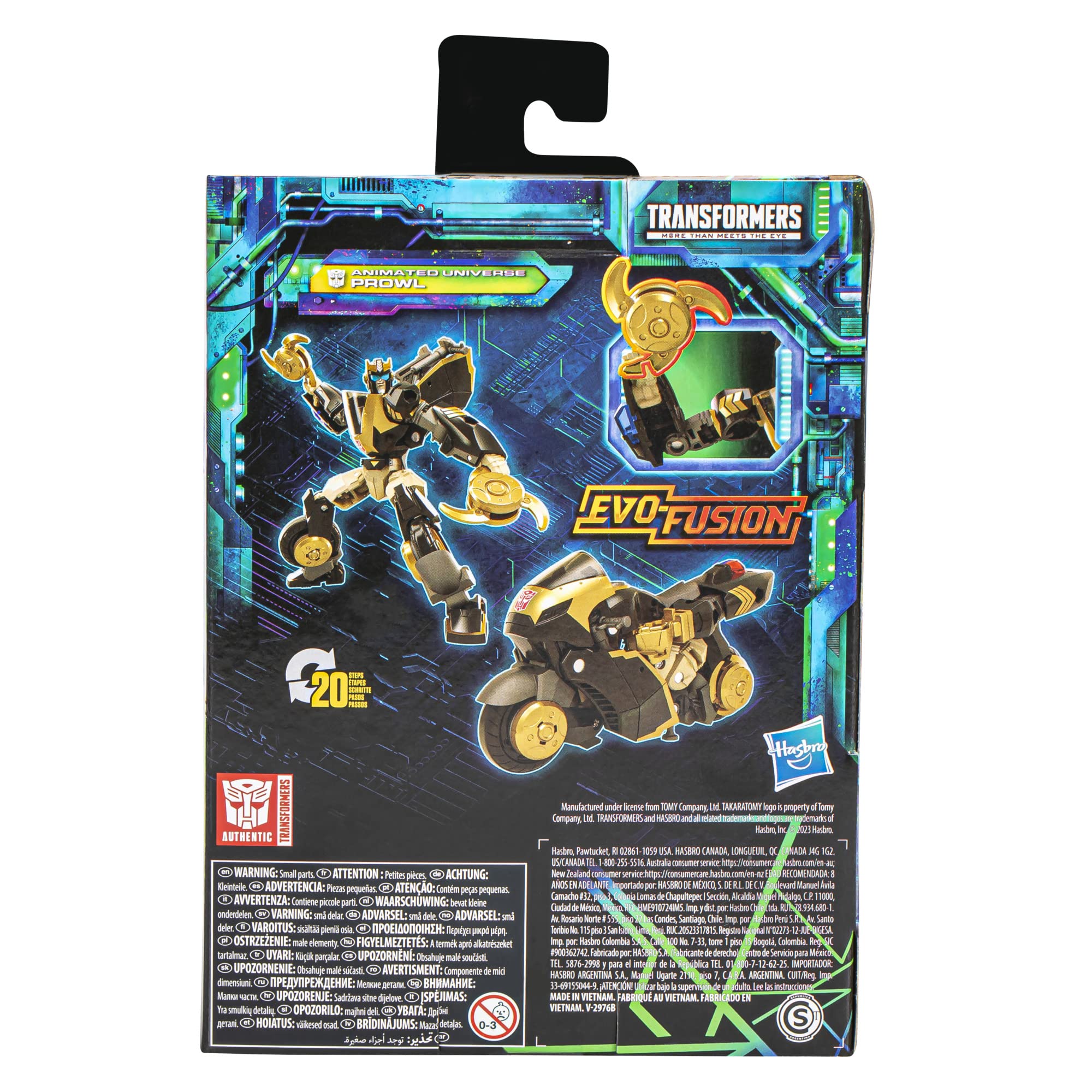 Transformers Prowl wheel-weapons-attached showcases versatile battle gear for playtime battles