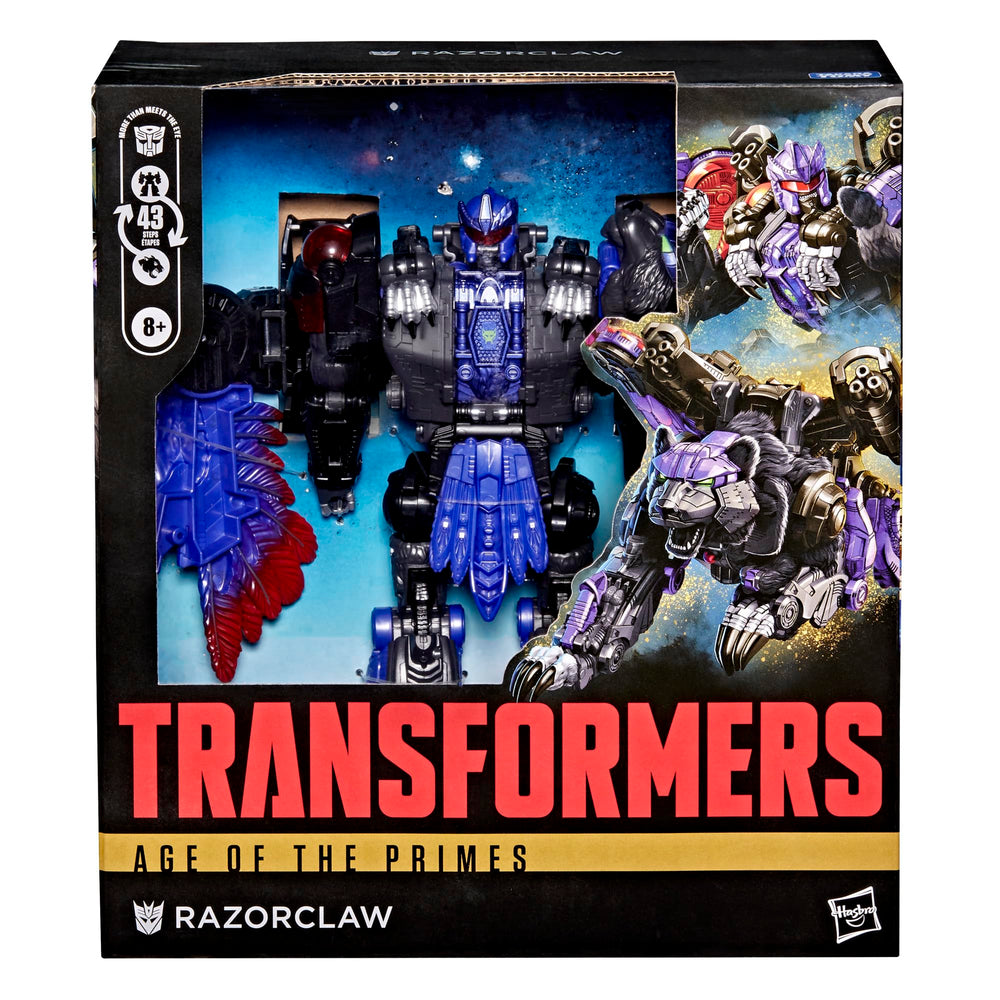 Transformers Razorclaw removable arm blaster enhances posing options
