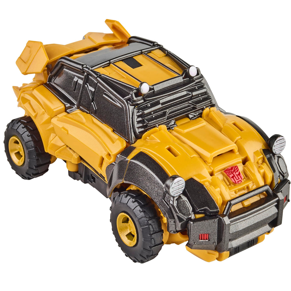 Transformers Reactivate Bumblebee converting to dune buggy mode for dynamic play scenarios